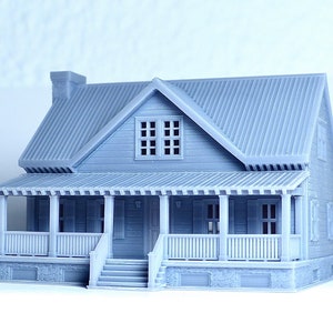 N scale Cottage house - 1:160 for Diorama modeling kit - Building#29D
