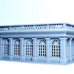 HO scale Pavilion building - 1:87 for Diorama modeling kit - Building#12