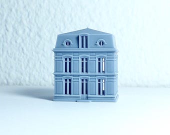Z Scale French Maison de Maître Resin Model –  1:220 for Diorama - Building#8