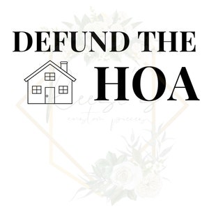 Defund the HOA PNG