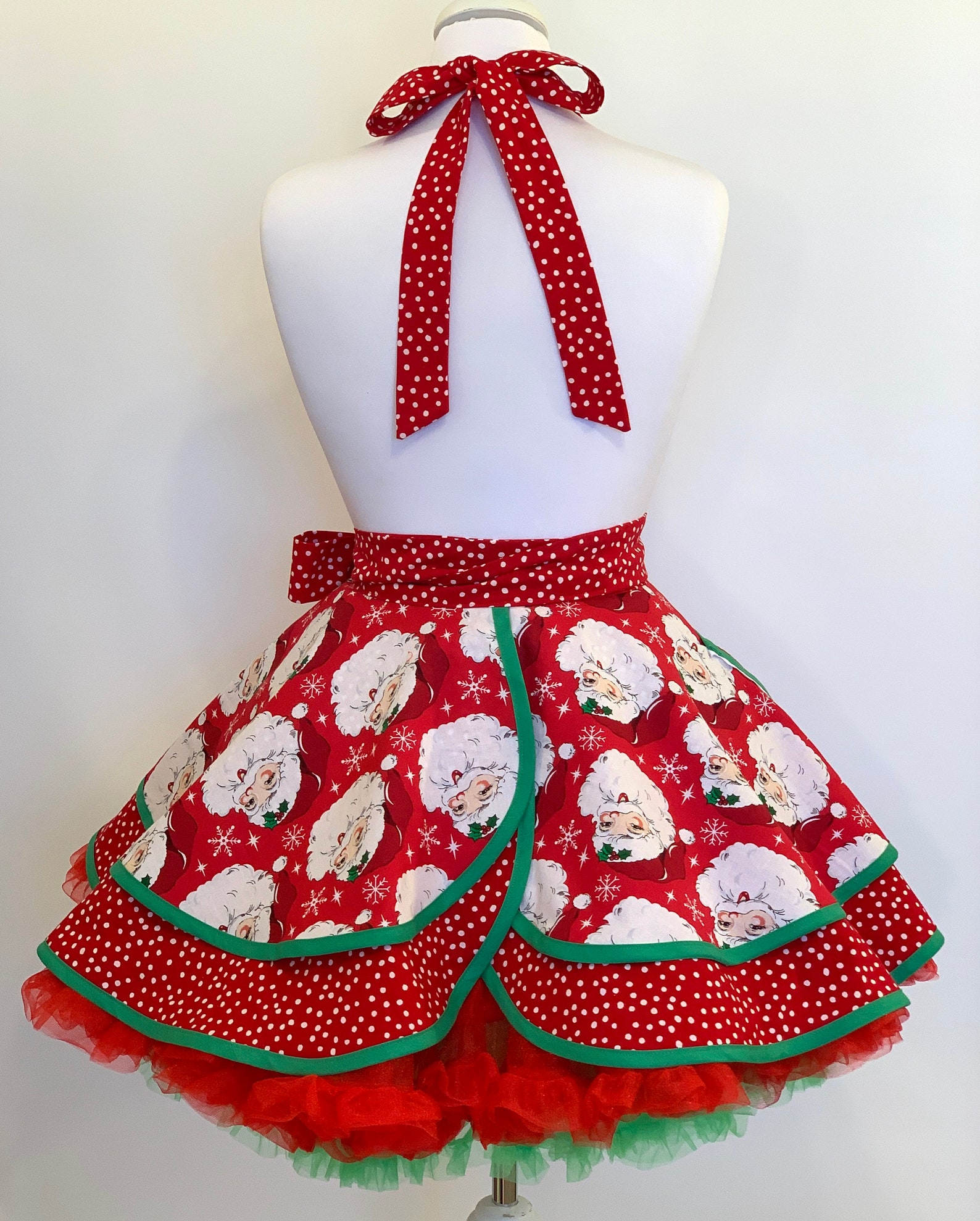 Women's Santa Baby Sexy Retro Christmas Apron Matching | Etsy