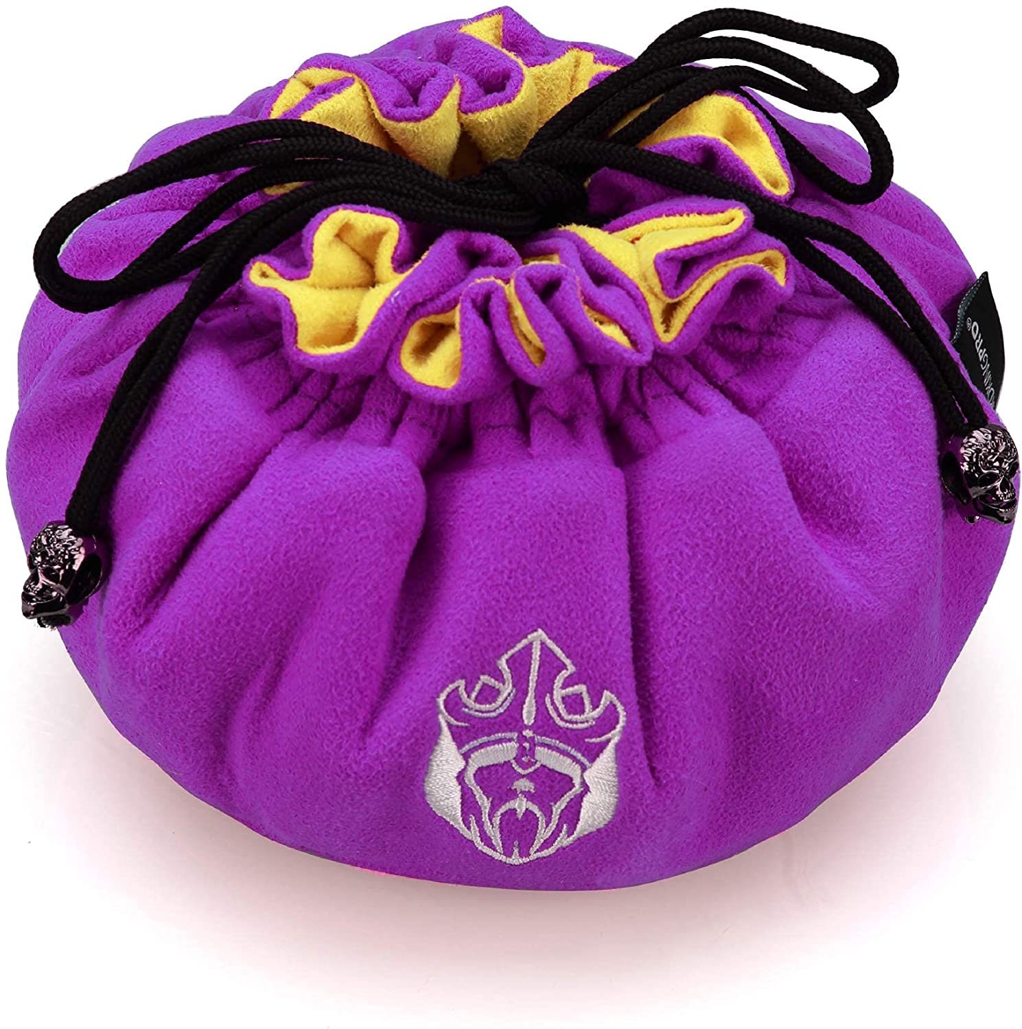 Dice Bag With 15 Pockets purple&yellow Capacity 200 Dice Etsy