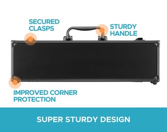 Game Card Storage Case | Suitable For Cards Against Humanity, Magic The Gathering | Includes 8 Dividers | Fits up to 1400 Unsleeved Cards