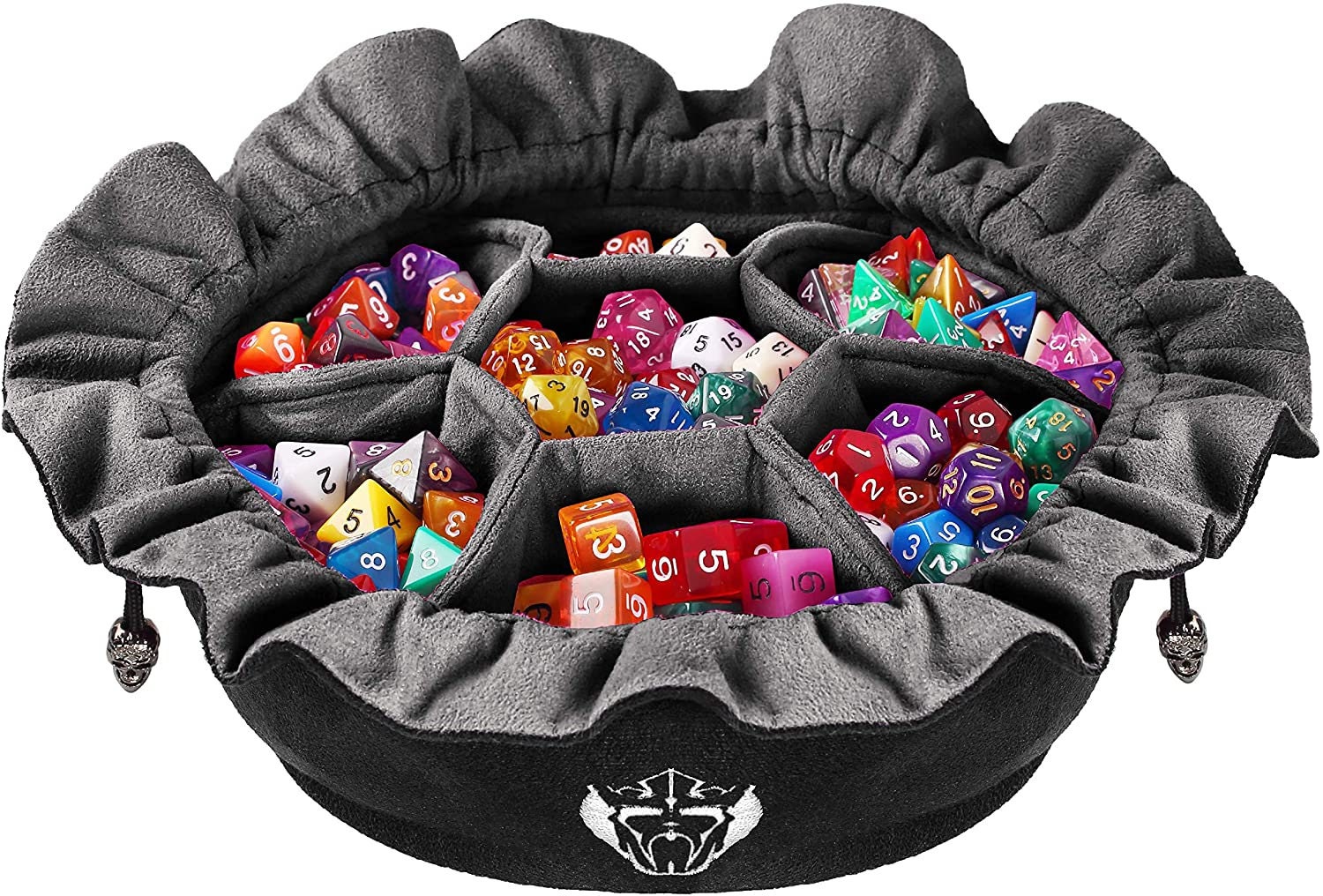 Dice Bag with Pockets - Capacity 150+ Dice - Great for Dice Hoarders …