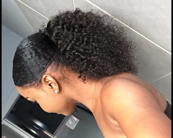 natural curly hairpiece