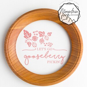 Pyrex &quot;Recolección de grosella espinosa&quot; - SVG/Clip Art