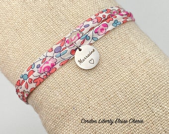 GODMOTHER, Adjustable Liberty cord, baptism, personalized bracelet, original gift, godmother request, godmother gift, Eloïse Chérie