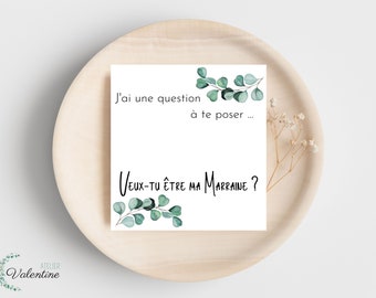Godmother Ad Digital Card, Do you want to be my Godmother, instant download, printable card, future Godmother, request Godmother