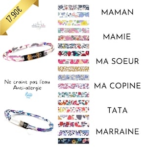 Personalizowana bransoletka z wiadomością, oryginalny pomysł na prezent, wieczór panieński, urodziny, Dzień Matki, mama, matka chrzestna, ciotka, mama, dziewczyna, siostra