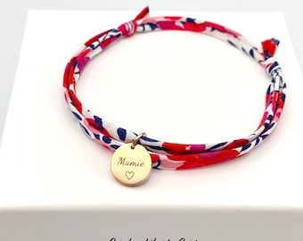 GRANDMA, Adjustable Liberty cord, grandma gift, personalized bracelet, original gift, future grandma, Grandmother's Day