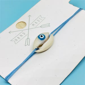 bracelet cordon ajustable oeil bleu, oeil grec, NAZAR BONCUK, bracelet porte bonheur, bracelet chance, oeil bleu