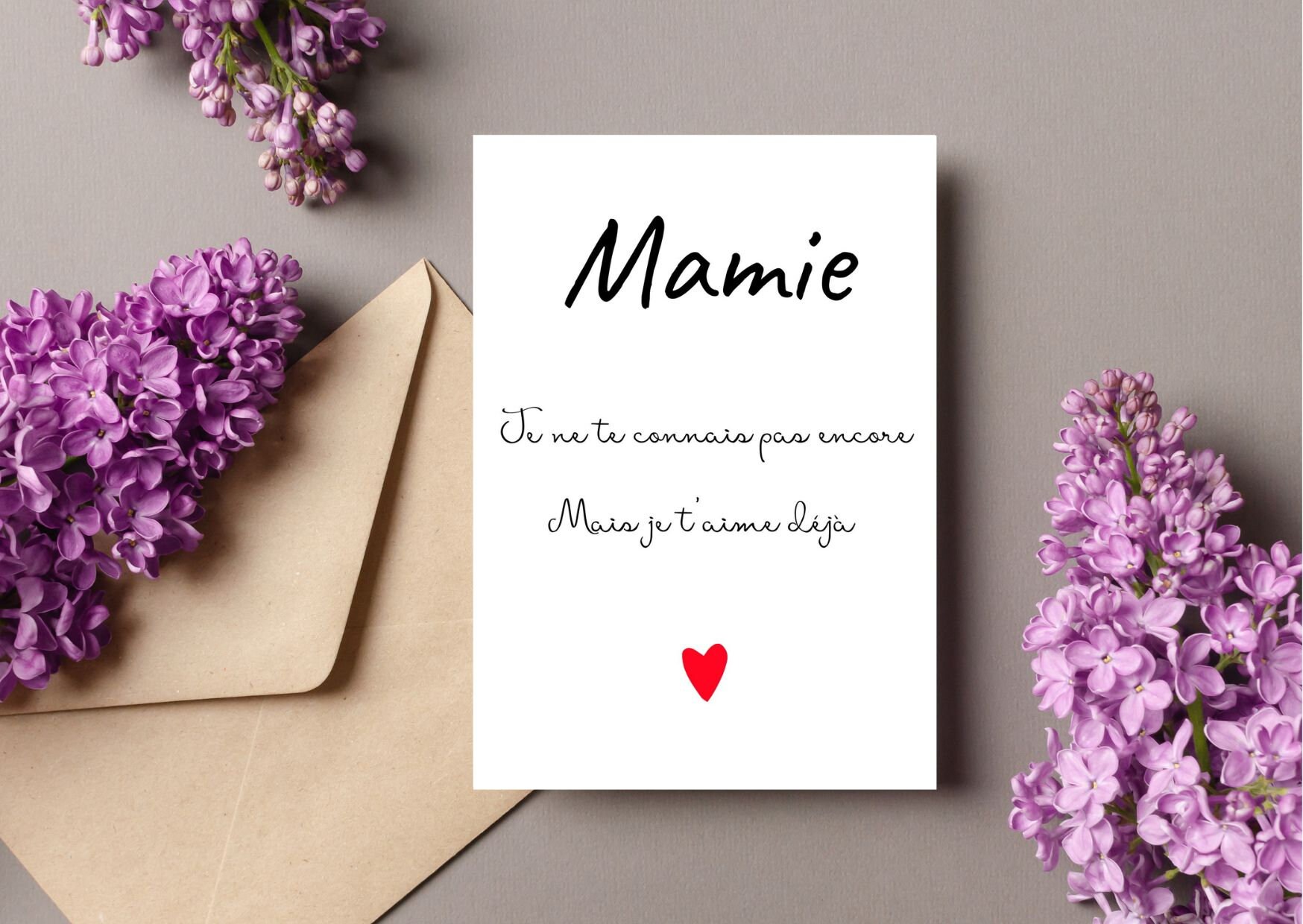 Card to download, future grandma, Grandma announcement, baby announcement, pregnancy announcement, Grandma card, Grandma printable card