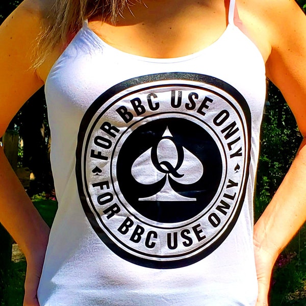 For BBC USE Only - Queen of Spades - Spaghetti Strapped Camisole Tank Top For BBC Use Only Exclusive