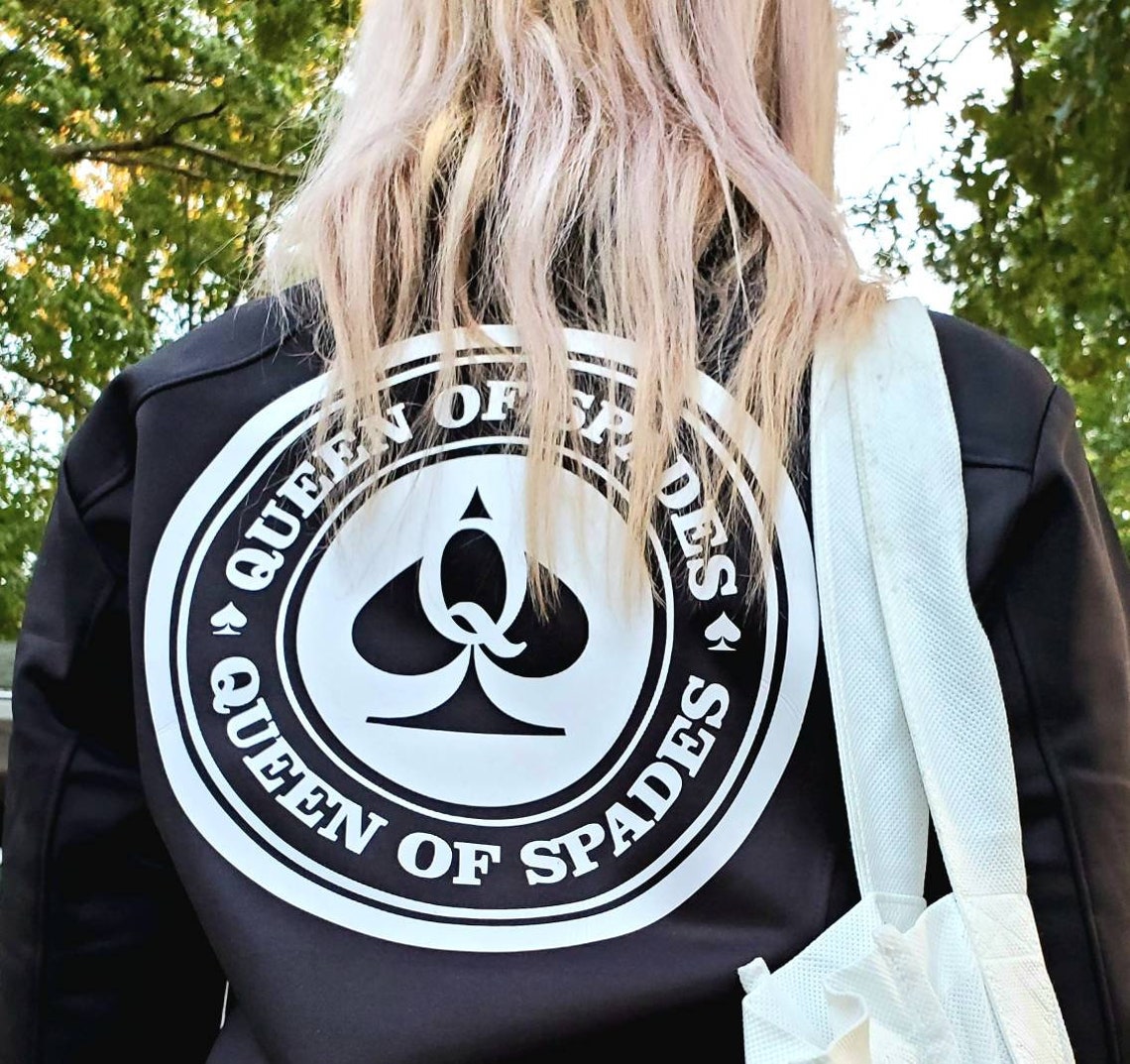 Queen of Spades Jacket. QOS Clothing. Queen of Spades Ladies Etsy