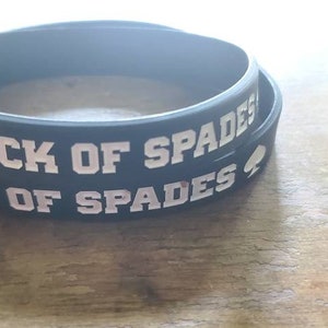 Jack of Spades Wristband QoS JoS BBC Lifestyle Bracelet. Please Wear Proudly.