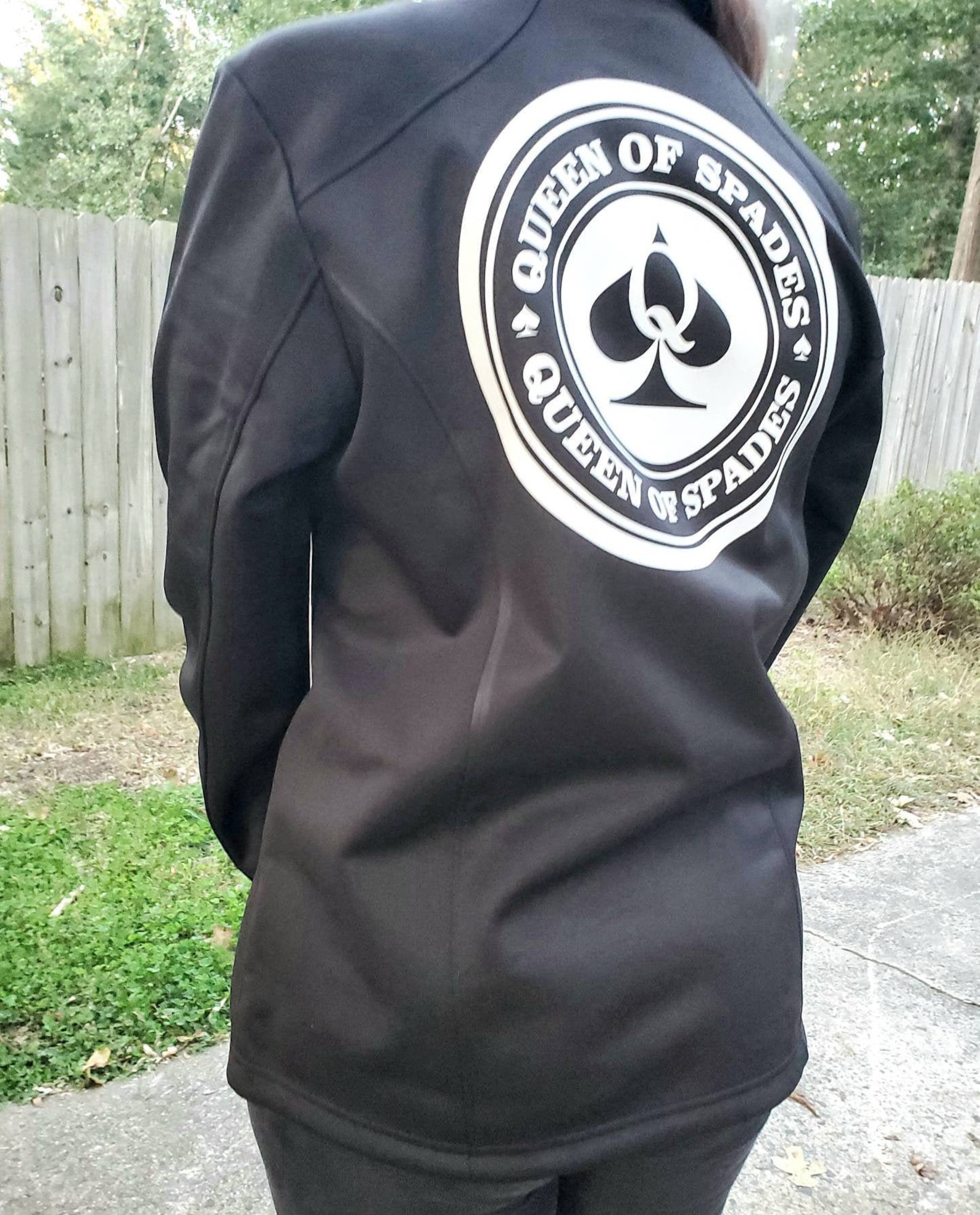 Queen of Spades Jacket. QOS Clothing. Queen of Spades Ladies Etsy