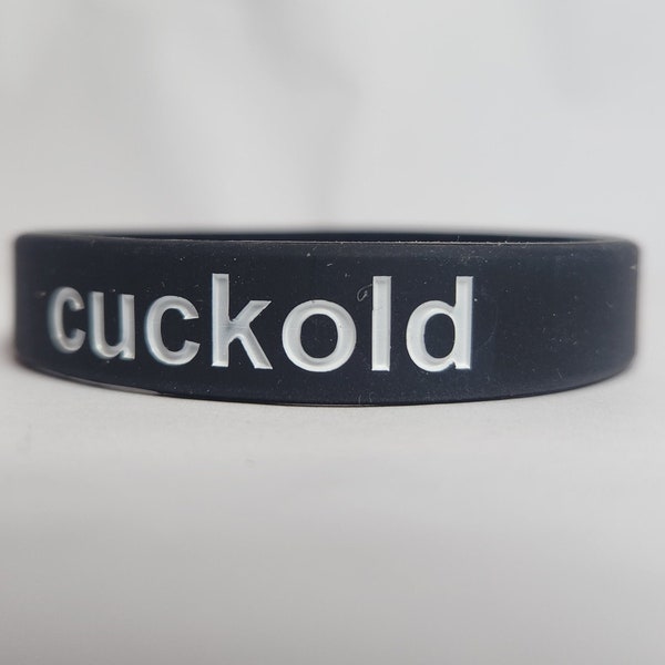 Cuckold silicone bracelet
