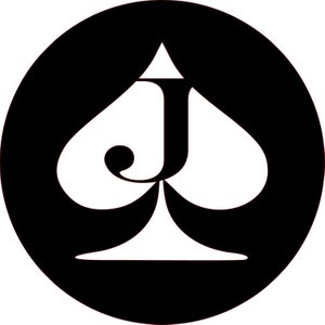 Jack of Spades Iron-On Logo – Easy-to-Apply HTV Decal