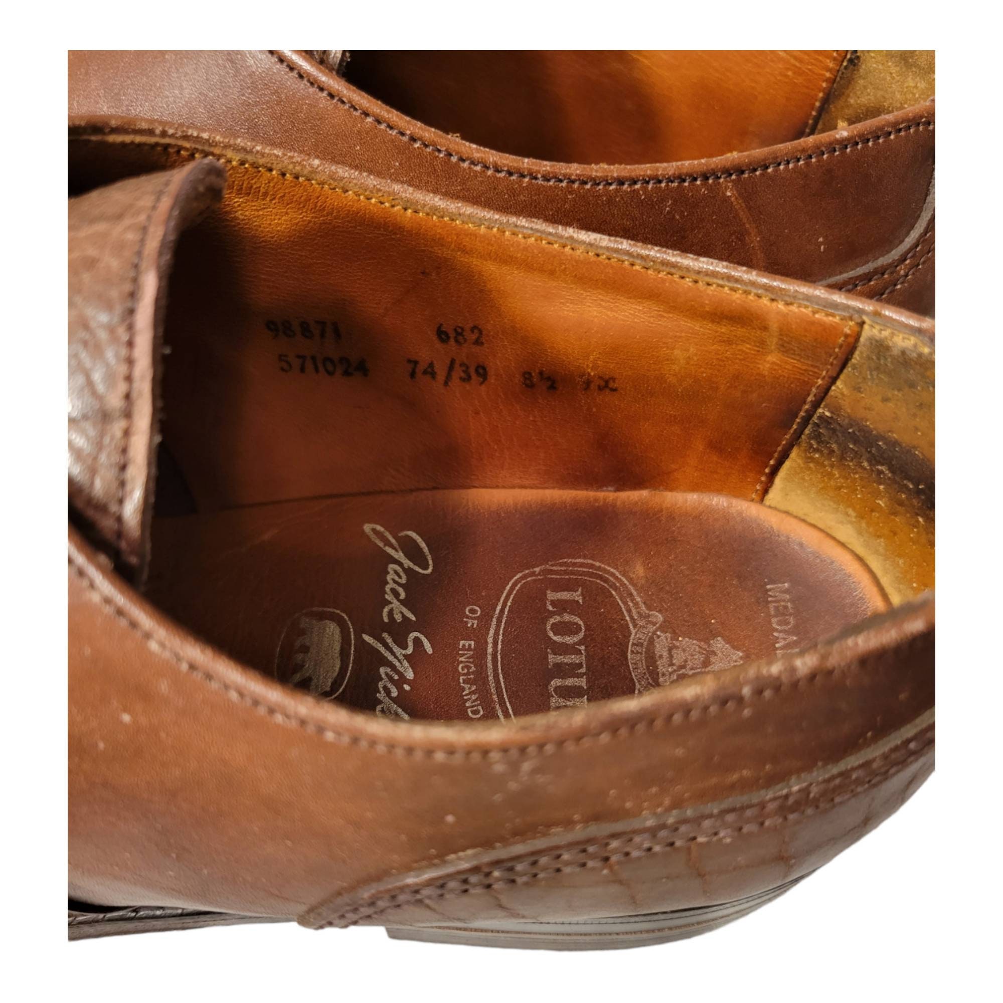 Vintage Lotus Leather Golf Shoes - Jack Nicholas - Size 8.5  display picture 2