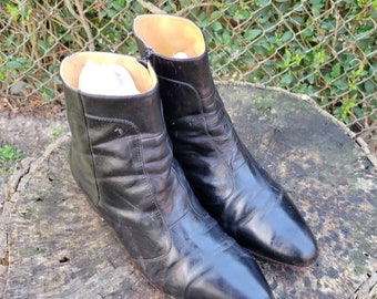 dress boots with zipper