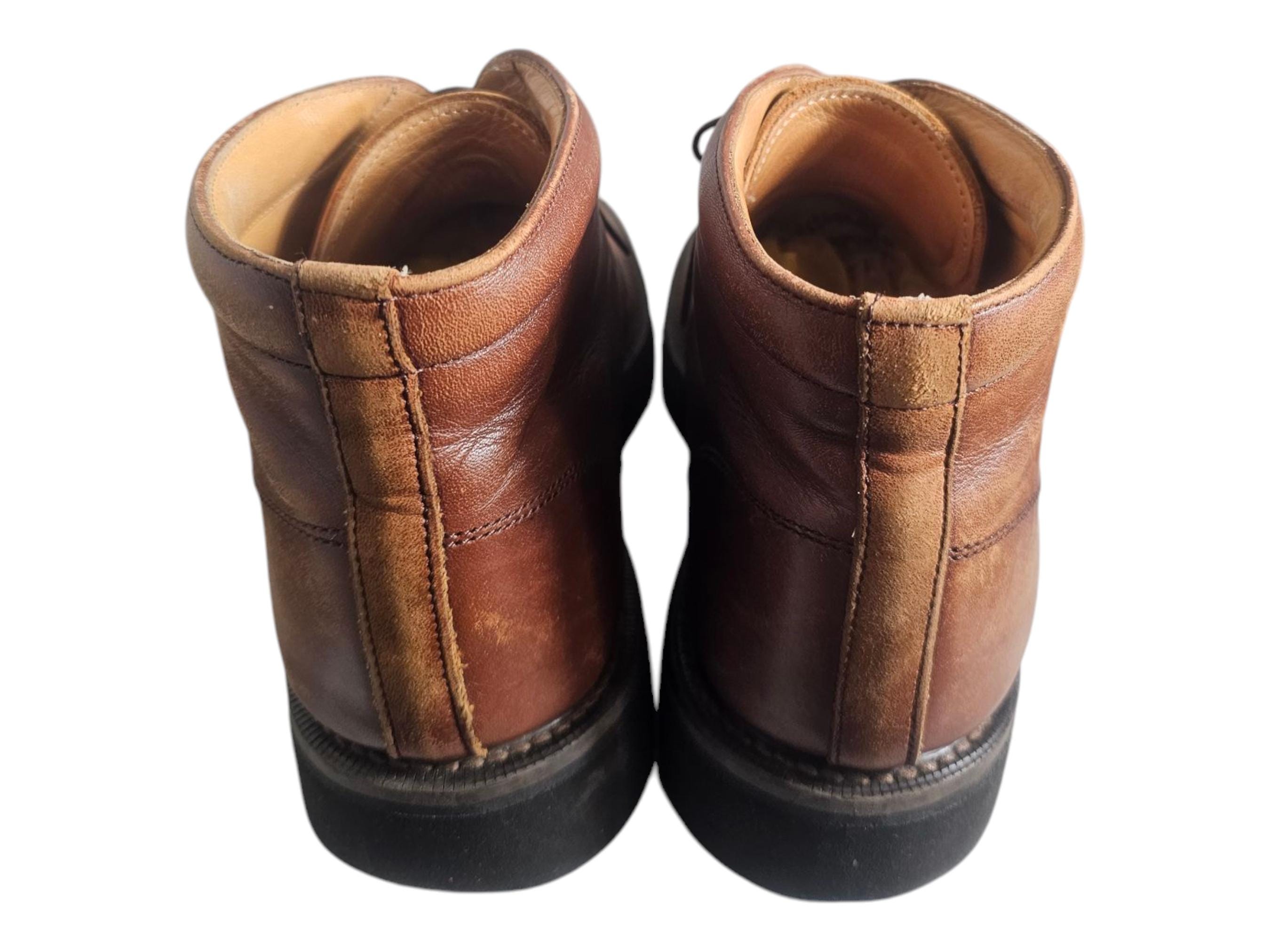 Barrie Ltd Custom Grade Chukka Boots 7.5 Brown Leather Made England George Cox George Cox Barrie Ltd Custom Grade England Men Brown Leather  main image 2