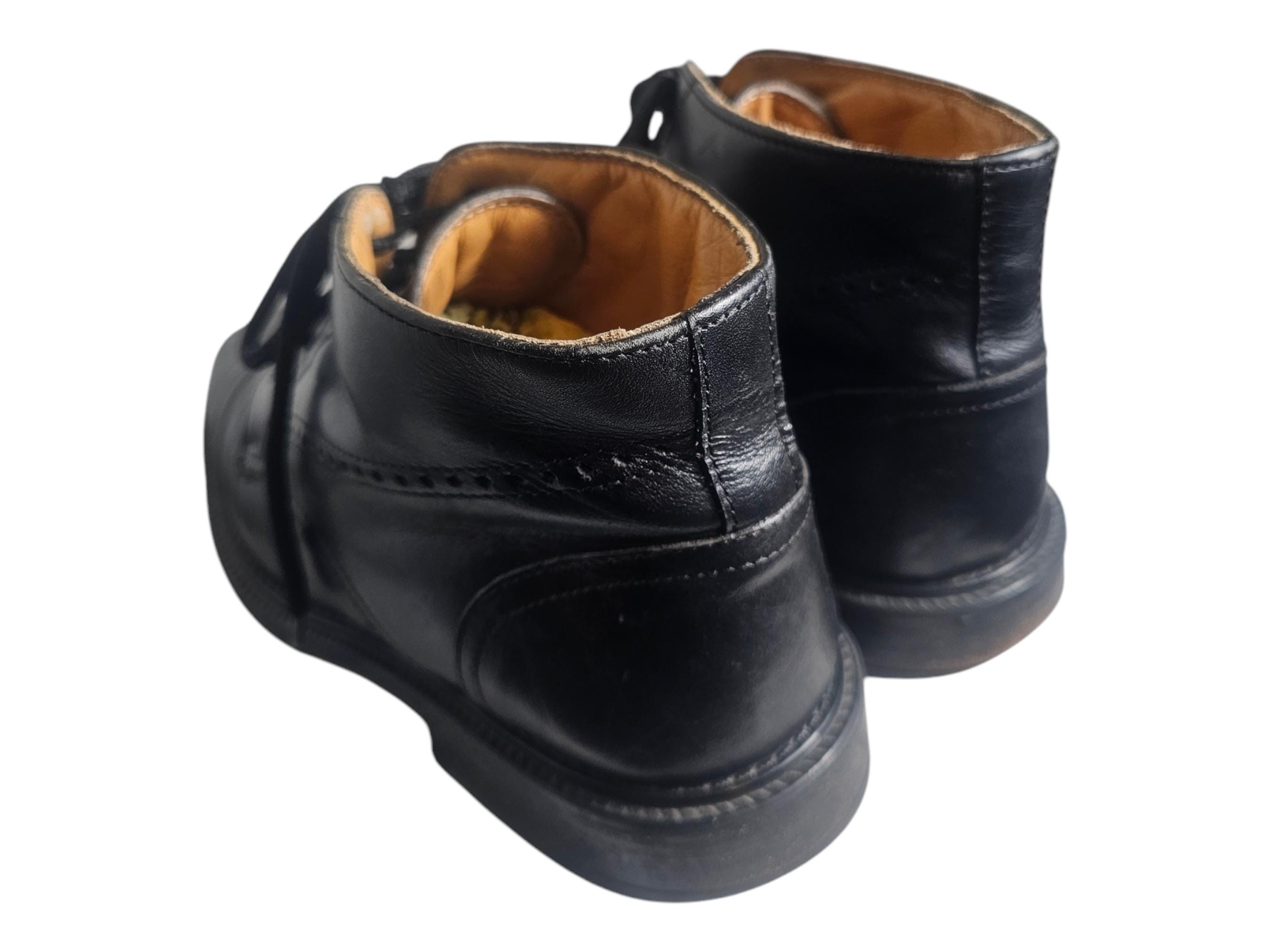 Venturini Boots Sz 10 Black Chukka Leather Men - Etsy