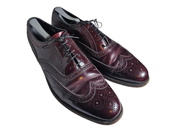 florsheim mens dress shoes burgundy Lexington Men Size 11 C Wingtip Oxford Burgundy florsheim oxford shoes