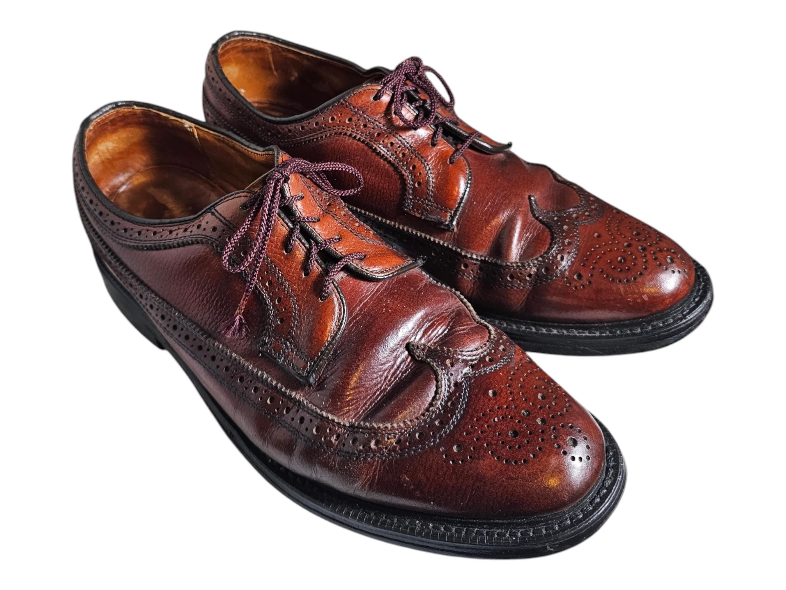 *Jo Ghost | Italian Made Leather Low Ankle Zip Boot in Cognac Size 44EU 11.5US Brogues British - Etsy New Zealand main image 4