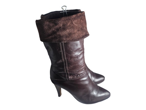80s Brown Boots, Vintage Boots, PERTTI PALMROTH, … - image 3