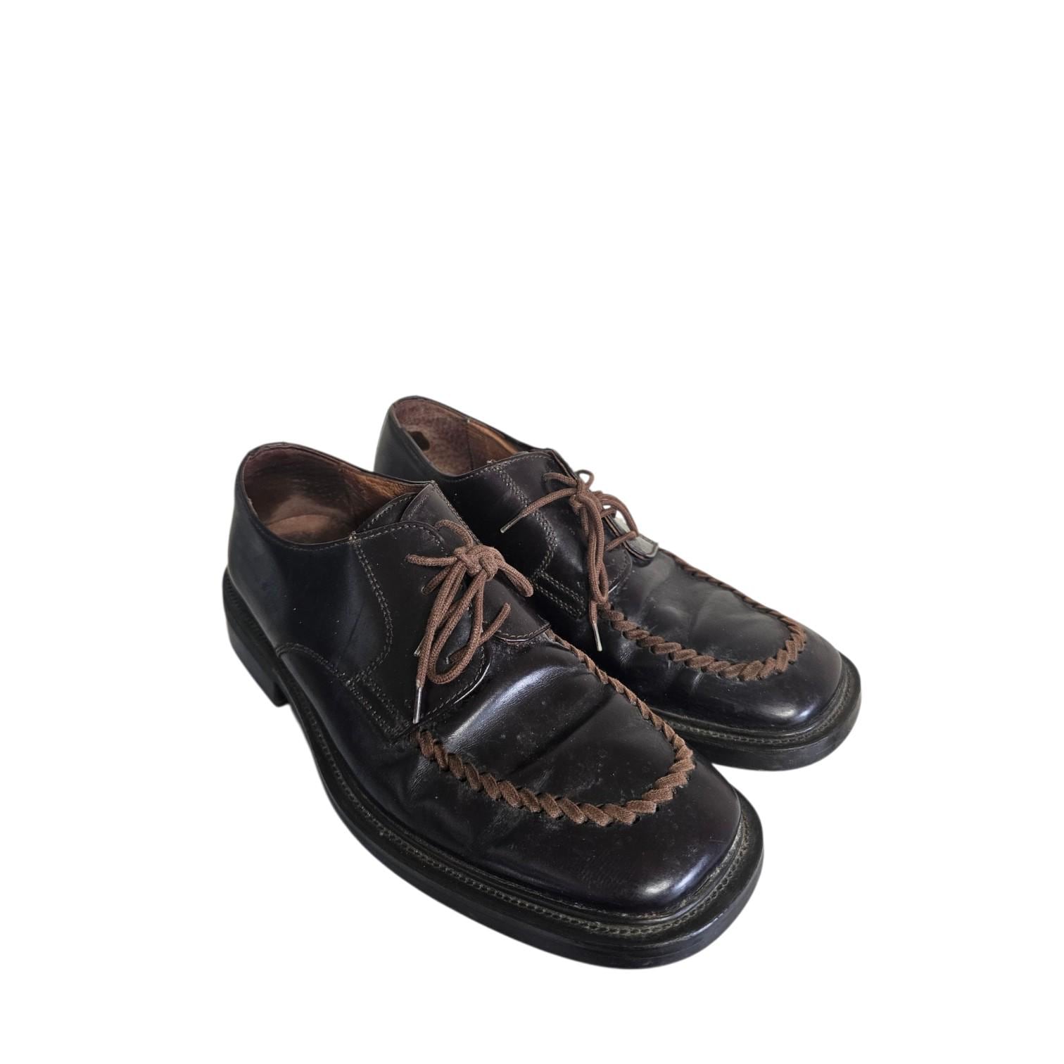 Men Vintage Square Toe Shoe - Etsy