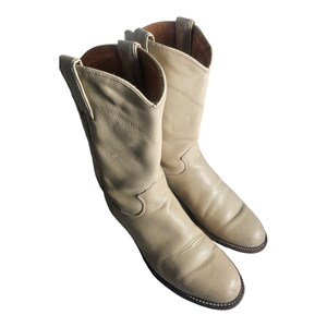 J CHISHOLM Womens Size 6.5 M Tan All Leather Roper Western  display picture 1