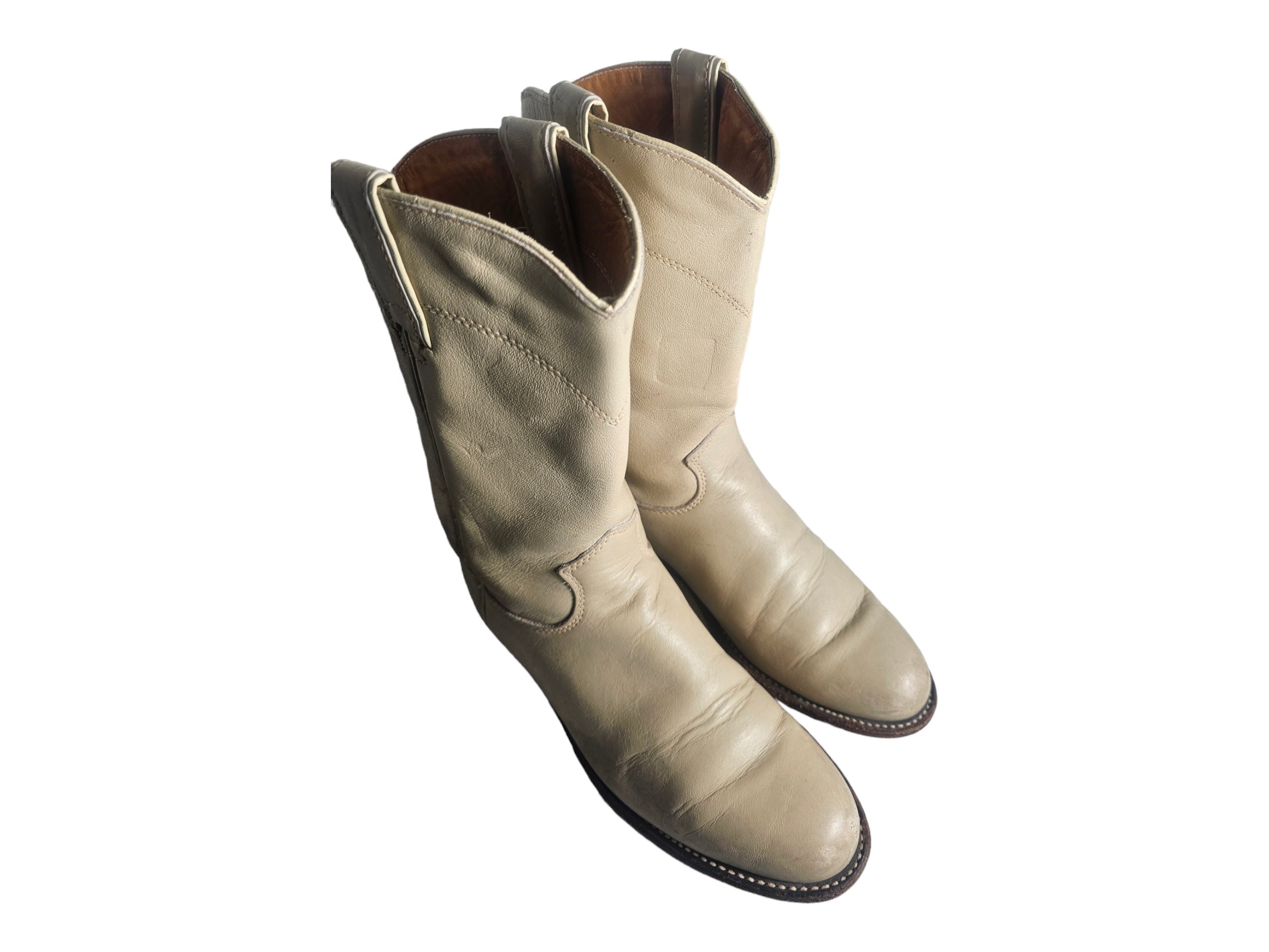 J. Chisholm Tan Suede Western Boots New old boots in hard to find larger sizes! 1. 1970s J  main image 2