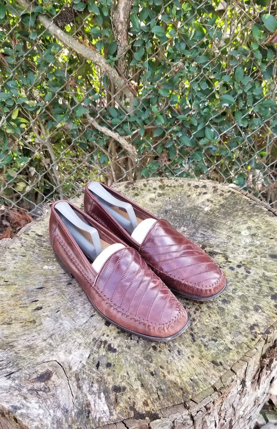 Giorgio Brutini Le Glove Tan Loafer Men shoes Leather A-Line Lizard Print 478014 