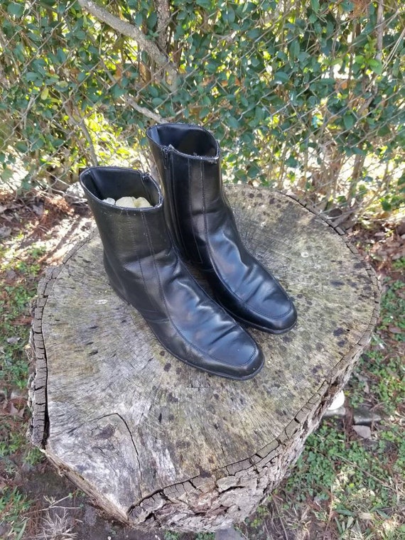 Vintage Black Beatle Boots/Mod Boot From The 70s