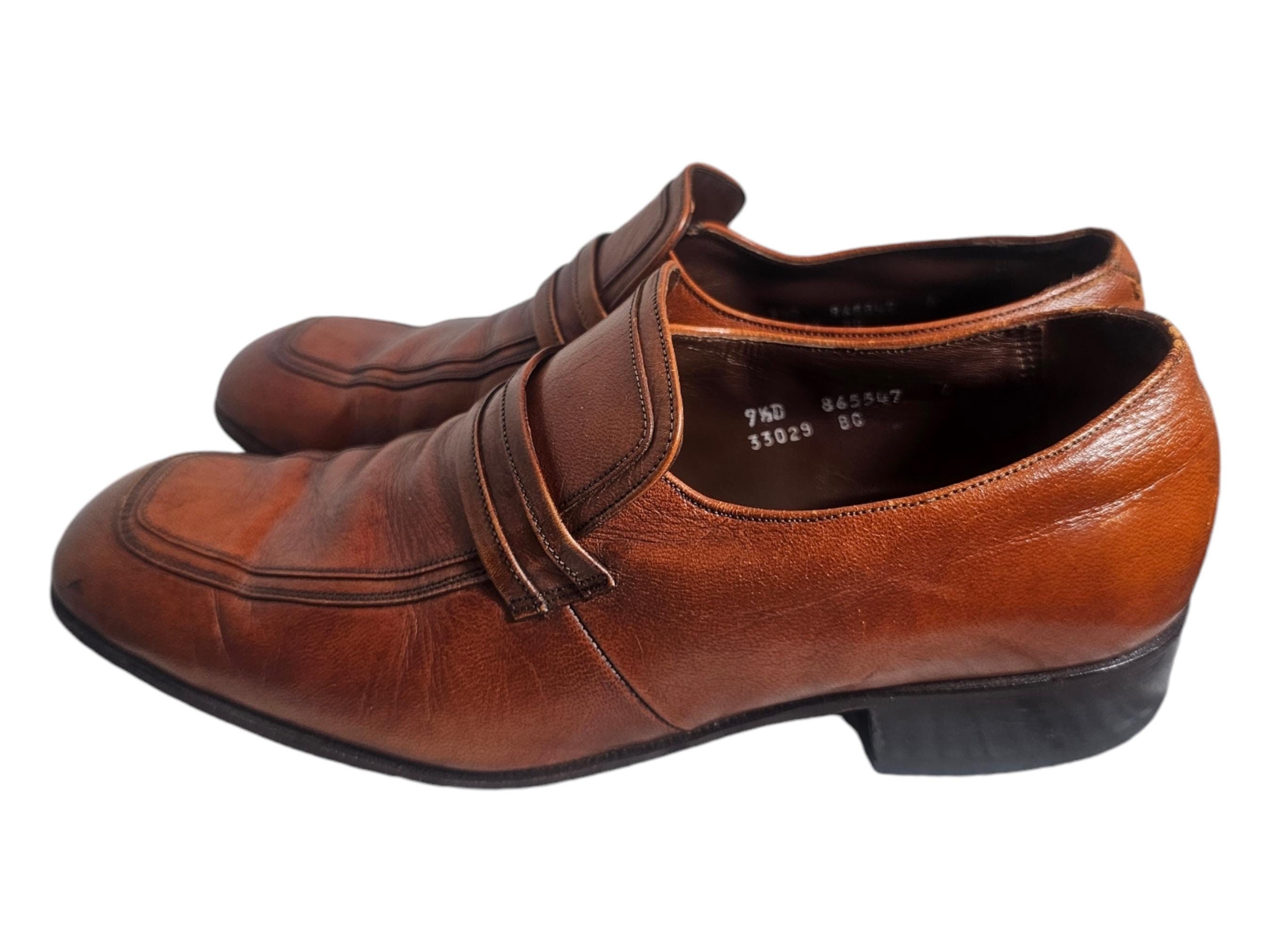 Vintage Florsheim Italian Leather Loafers Size 9.5! Vintage Men main image 4