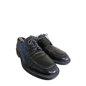 banana republic black dress shoes Banana Republic Mens Size 12M Black Leather Lace Up Oxford Dress Shoes
