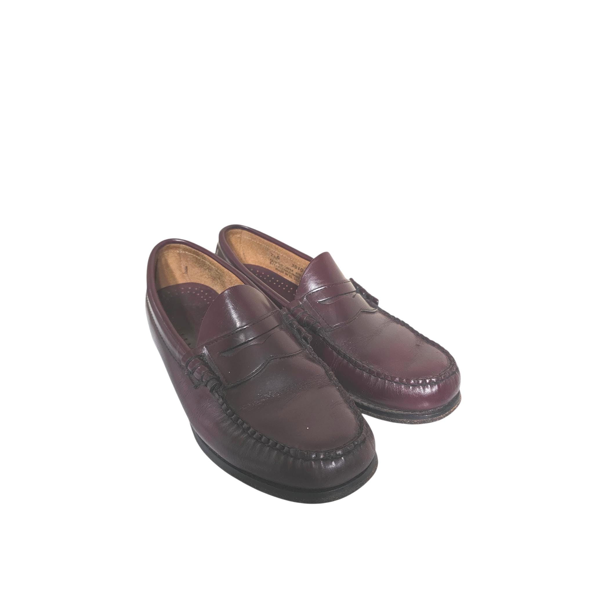 VTG 70s/80s Wright Black Oxford Lace Up Leather Uppers/Soles 11.5A USA Made EUC Bass Penny Loafers - Etsy main image 4