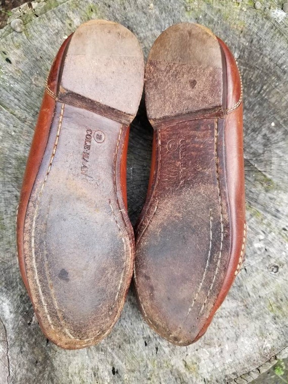 Sz 9 Vintage Cole Haan Country Loafers/Genuine Le… - image 9