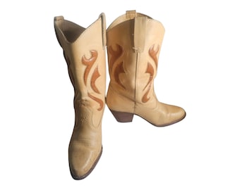 Bottes d'équitation en cuir marron Taille 7,5 7 1/2 - France