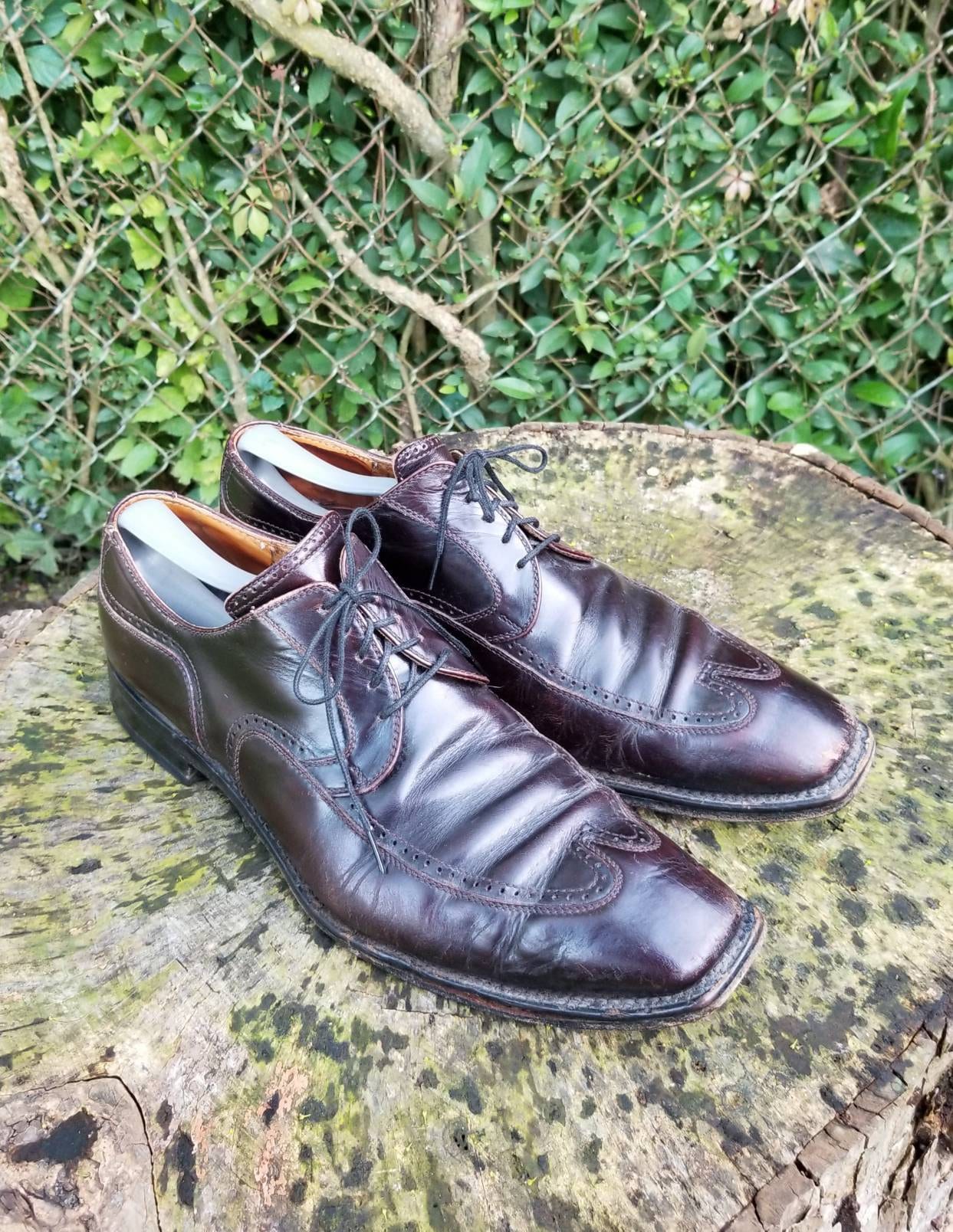 Imperial Super Prime Shoes Size 11 D Burgundy Oxfords 