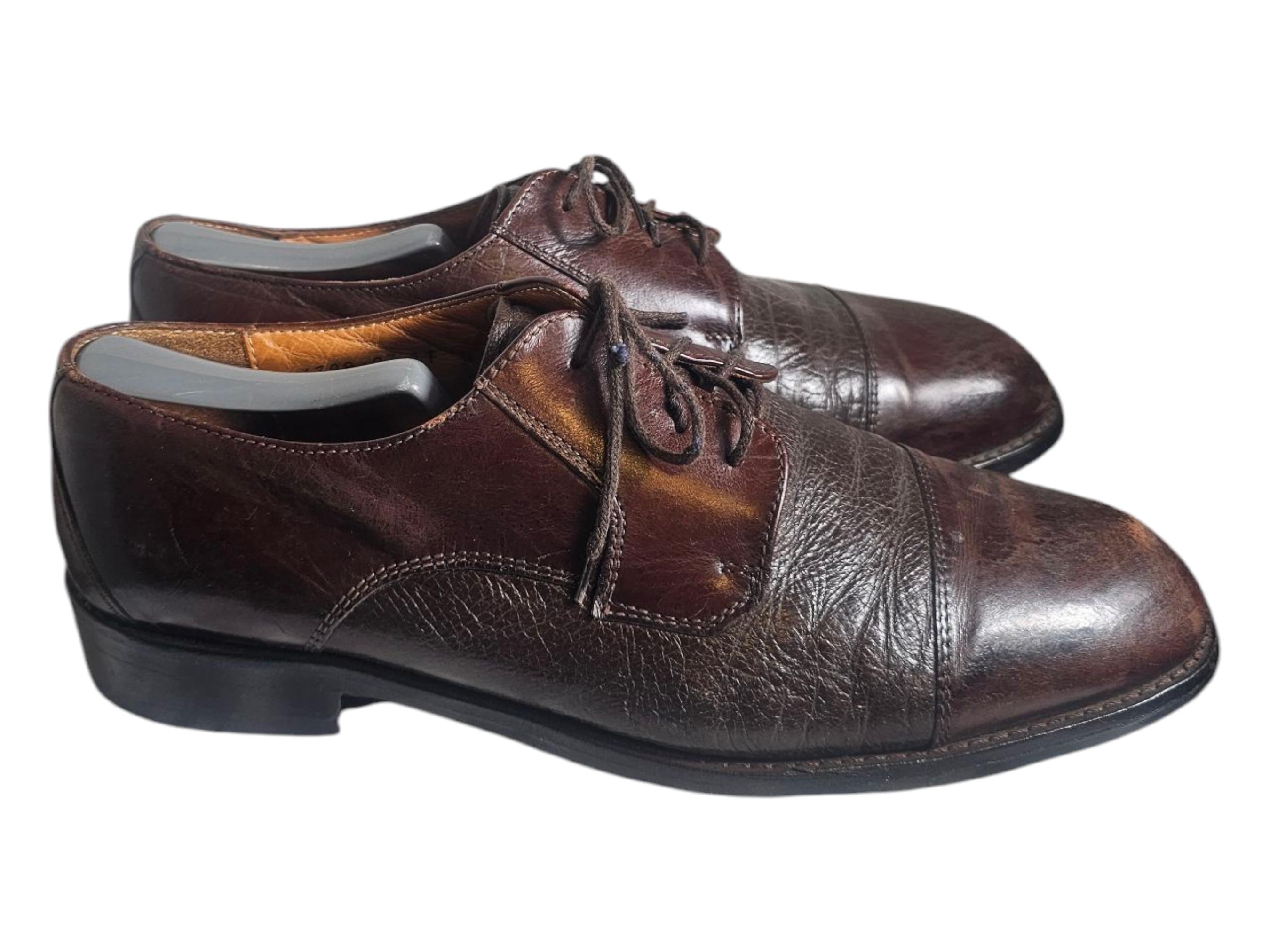 PRONTO UOMO CAP Toe Oxfords Made in Italy Men