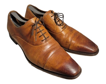 Buy Magnanni Men's Saffron Oxford Size 12M Cap Toe Dress Shoe