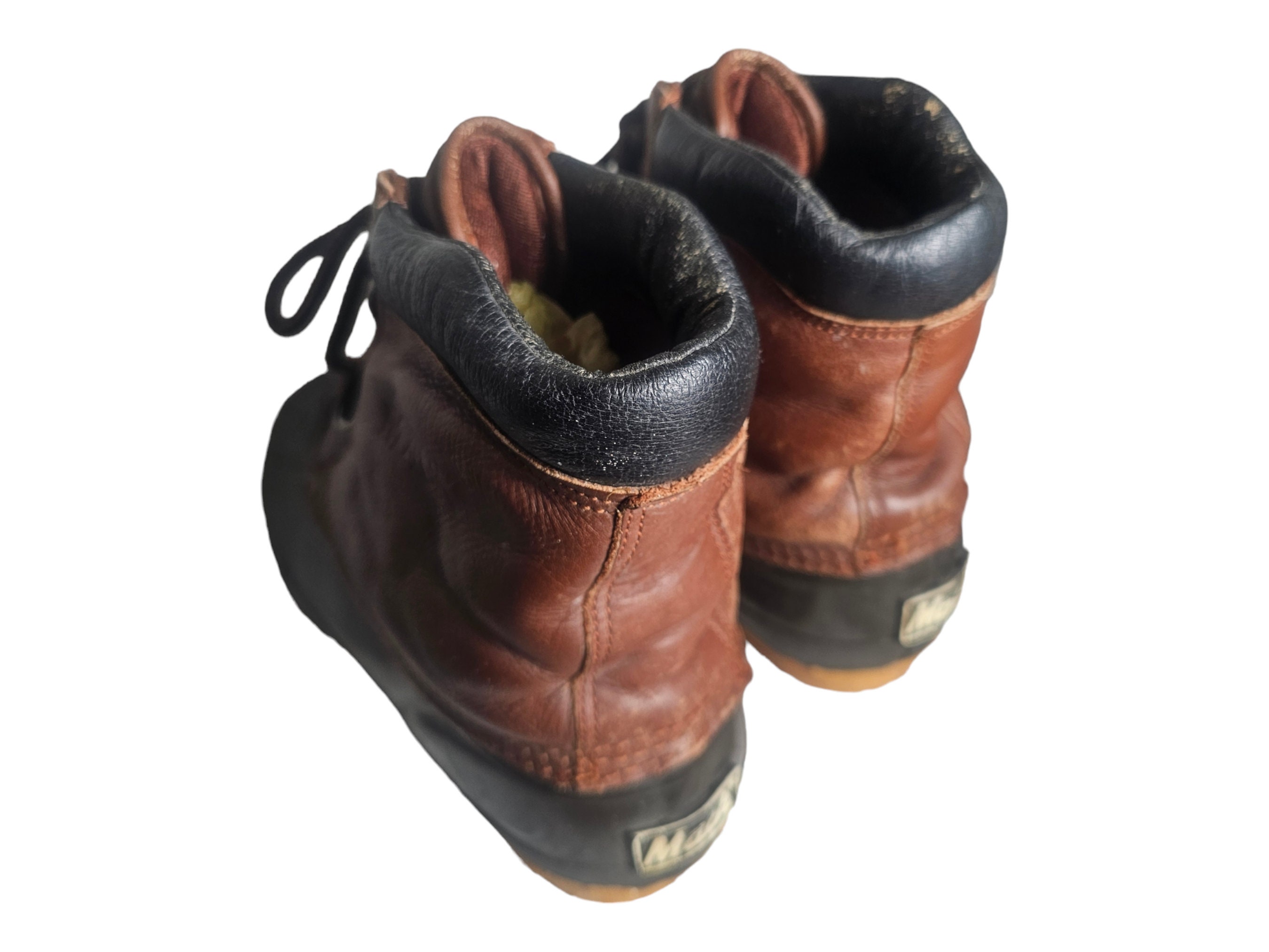 Mack Men’s Leather and Rubber Waterproof Duck Boots with Thermolite Insulation Mack Insulated Thermolite Leather Work Boots | Mercari main image 4
