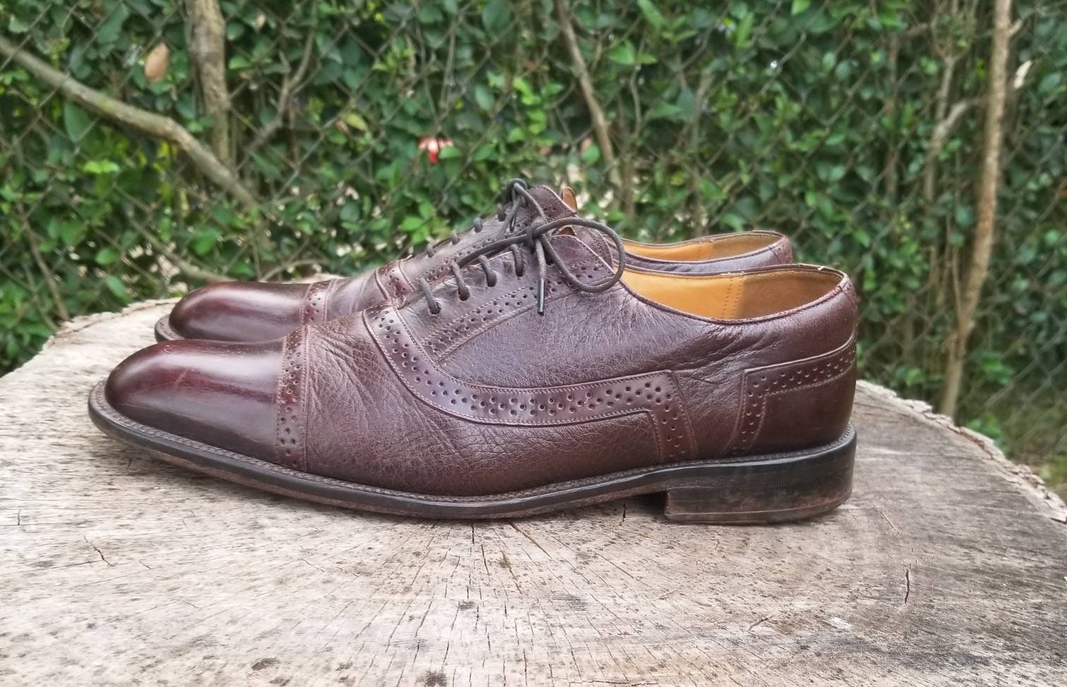 Aerosoles Mens Sz 10 Brown Leather Lace Up Dress Shoes Amazon.com | Dockorio Mens Leather Formal Oxford Lace up  main image 4