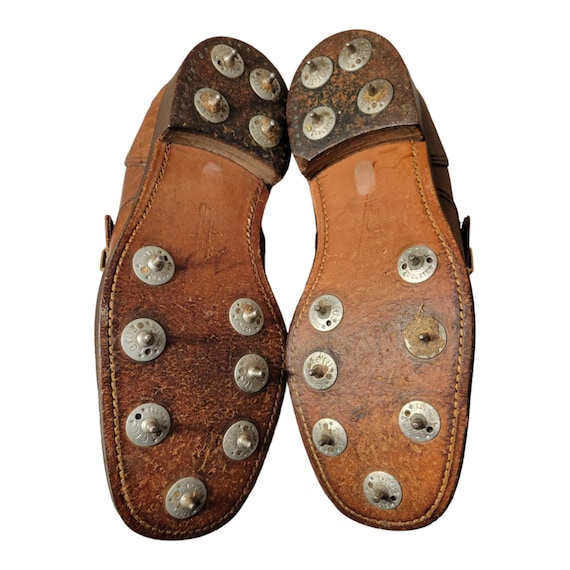 Vintage Golf Shoes Size 8.5/ Lotus of England Jack Nicholas Golf Shoes Vintage Lotus Leather Golf Shoes - Jack Nicholas - Size 8.5  main image 3