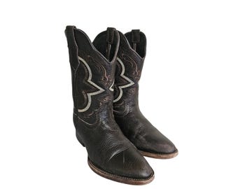 El Malcreado Women's Boots Size 6.5 /23.5 Dark Brown