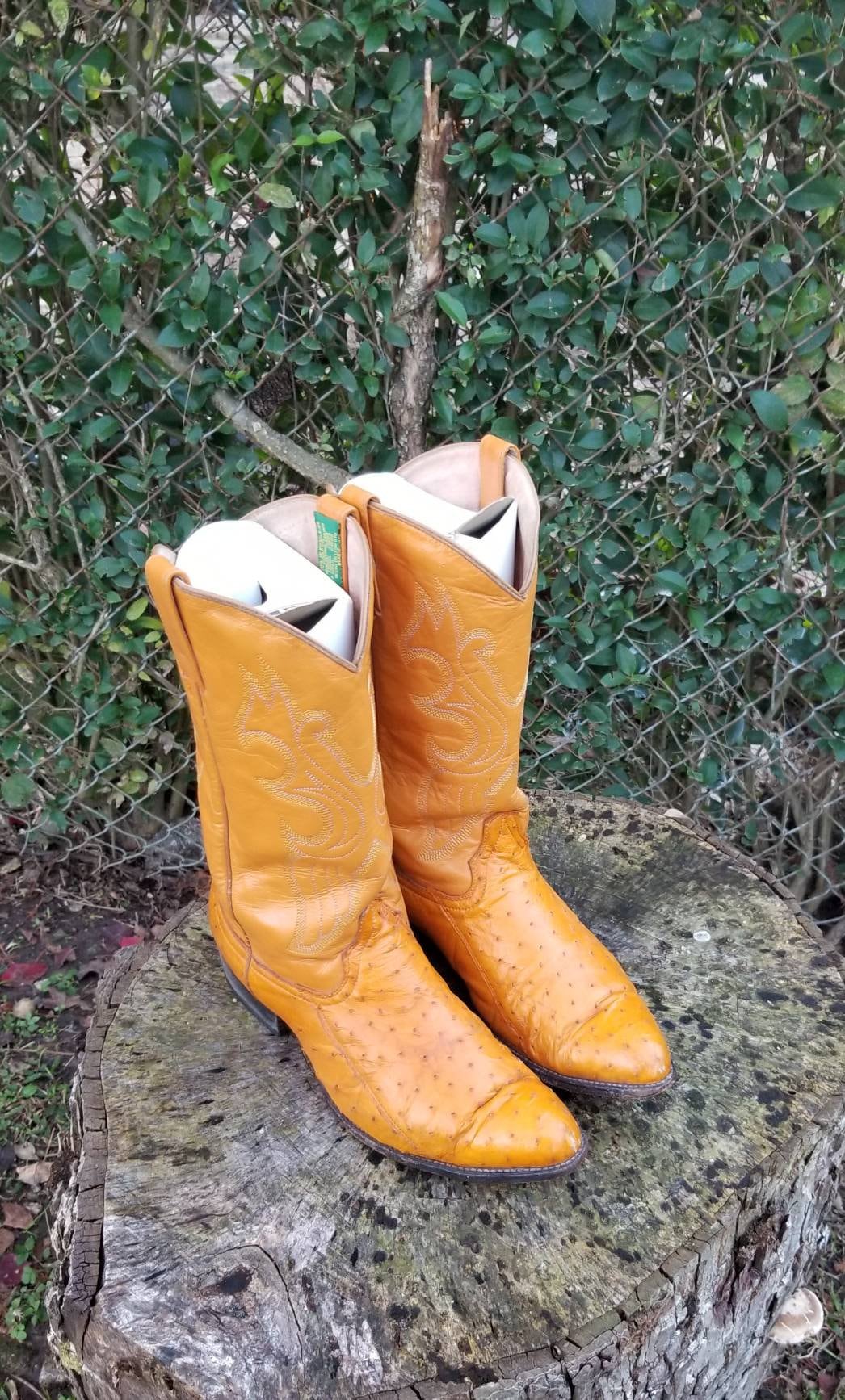 Talla 12 Botas Jever Botas de avestruz tradicional para hombre | Etsy México