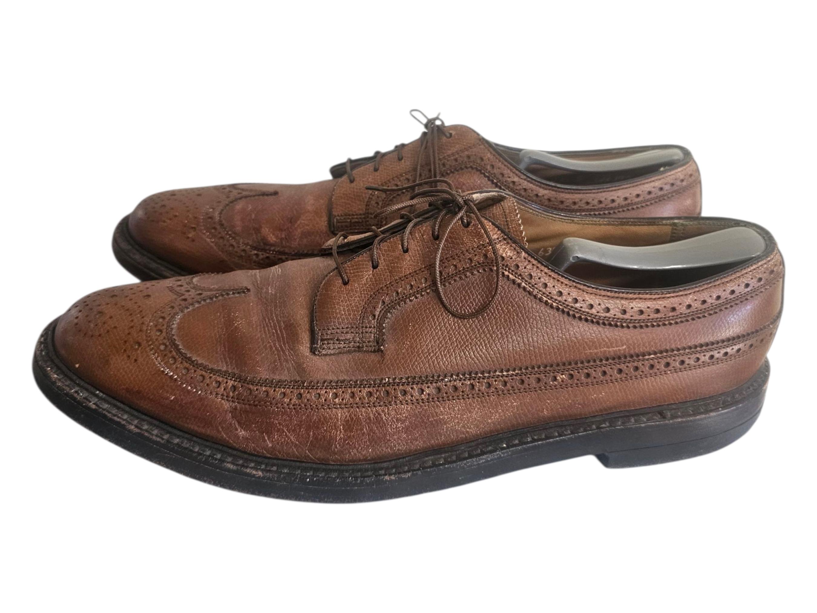 Florsheim Vintage Royal Imperial Wingtip Kenmoor V Cleat 637395 Sz
