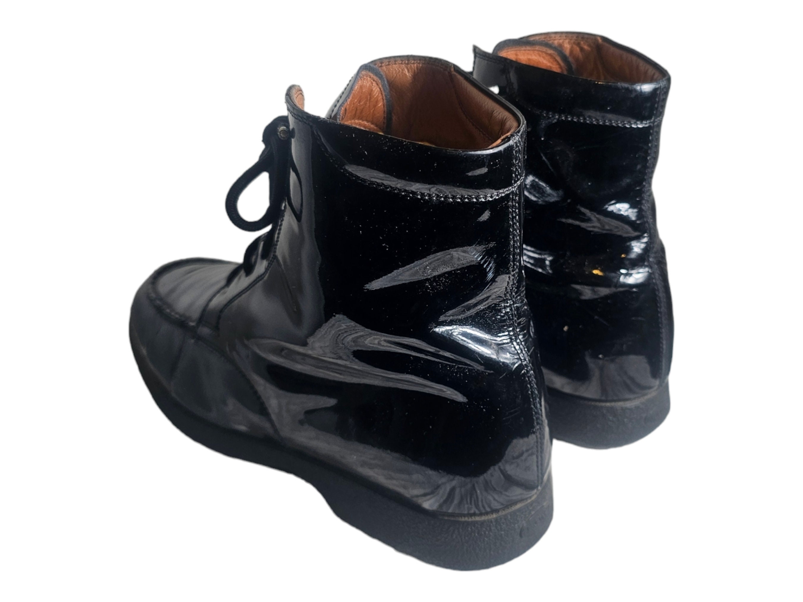 Tod\'s Boots Men US 8.5 Black Leather Smooth Ankle Chukka Boot Bootie Shoes Italy Men main image 3