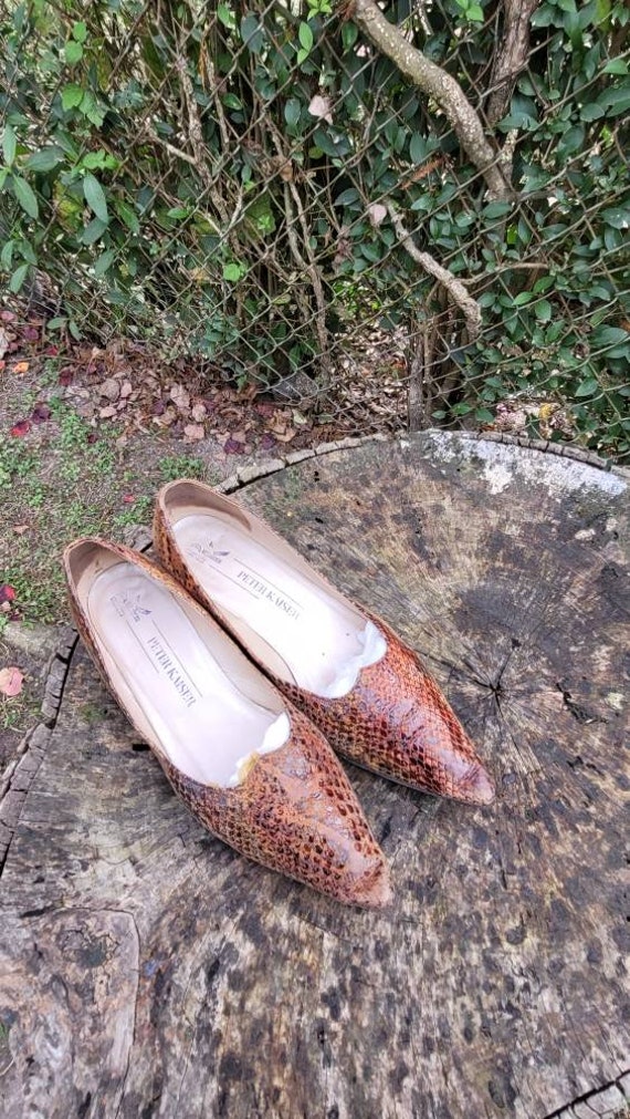 Snakeskin designer shoes hot sale